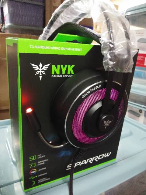 Nyk Gaming Headset HS-P15 Sparrow USB 7.1 RGB