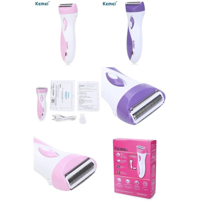 KEMEI KM-3018 ALAT CUKUR KHUSUS WANITA LADY SHAVER RECHARGEABLE KEMEI KM-3018 ALAT CUKUR KHUSUS WANI