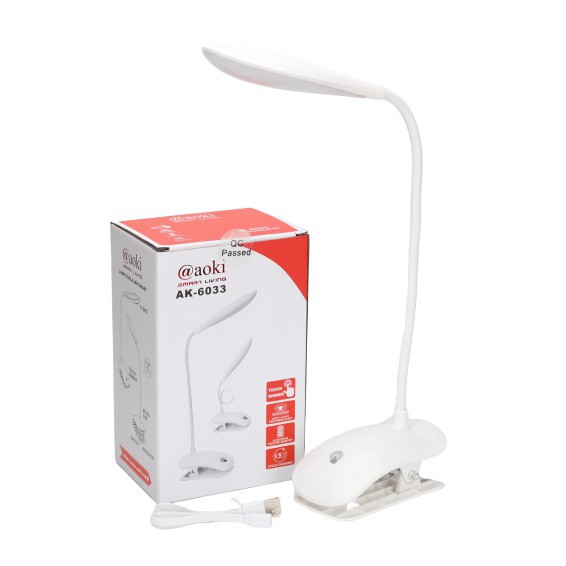 Lampu Belajar Touch Dimmer Smart AK-6033 AOKI/Desk Lamp Sentuh Pintar