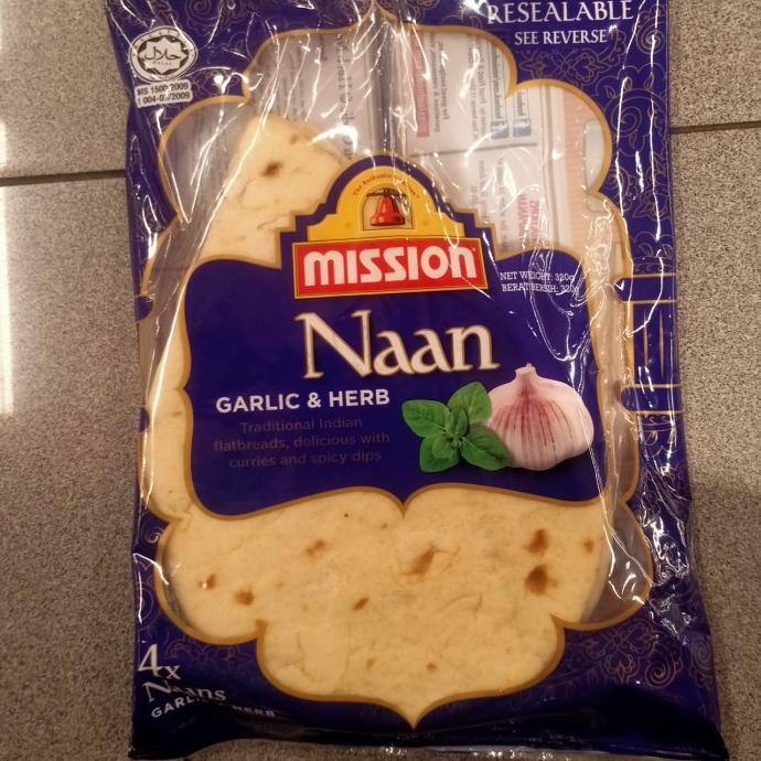 

mission naan garlic&herb 320 gr