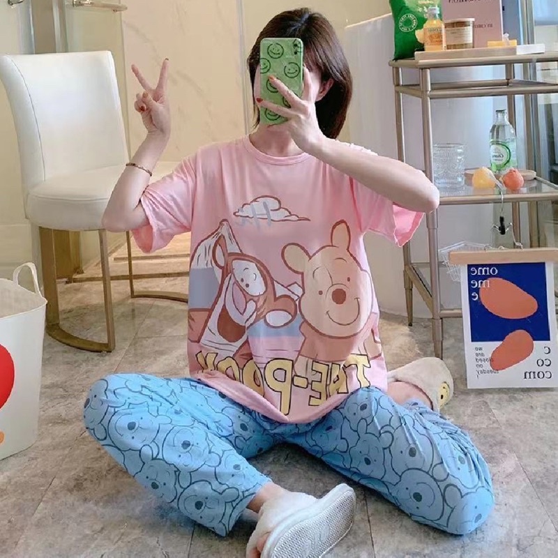 Setelan piyama CP oversize import murah / piyama import termurah-DT . D