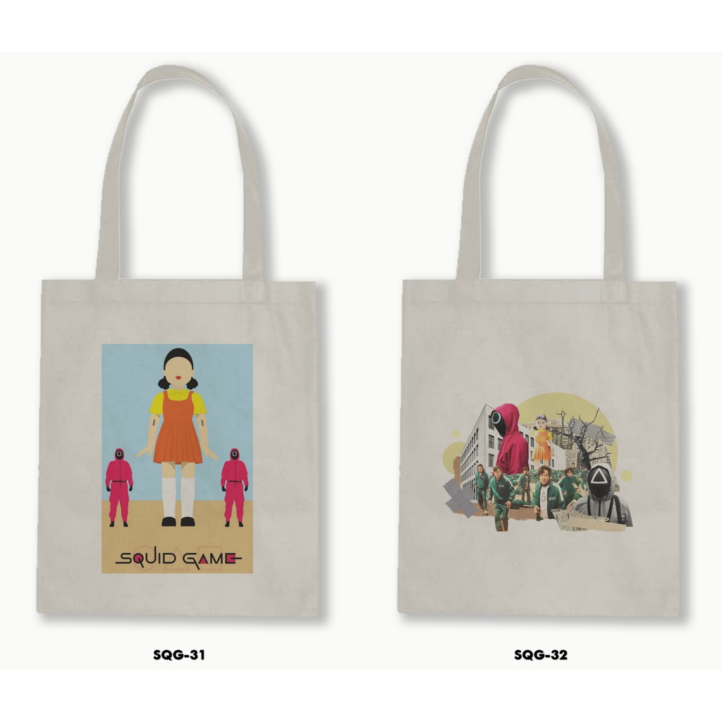 TOTE BAG BLACU - SQUID GAME  03