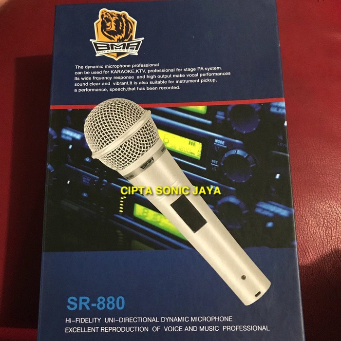 Mic BMA SR880 SR 880 Dynamic Microphone Professional ORIGINAL