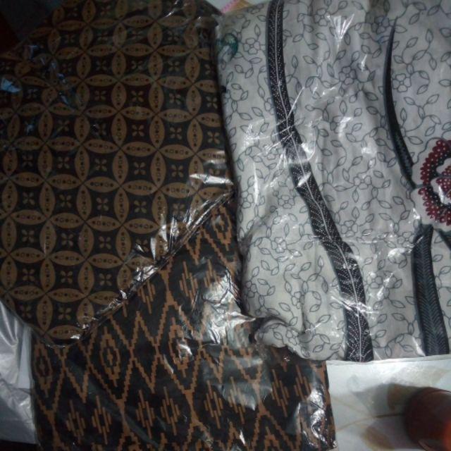 Atasan Batik Dolby Dolbi Dobby Doby Tenun Sutra Tulis Halus Katun Atbm Baron ,sarombit Atasan