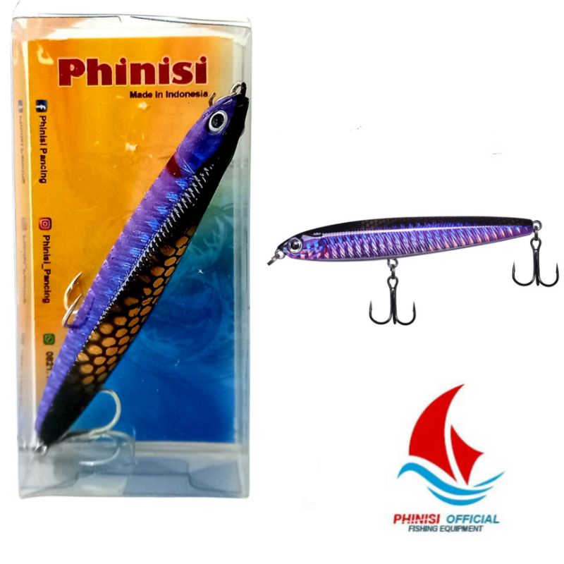 Phinisi Umpan Pancing Hard Lure berbentuk ikan imitasi 10 Gram (U10)