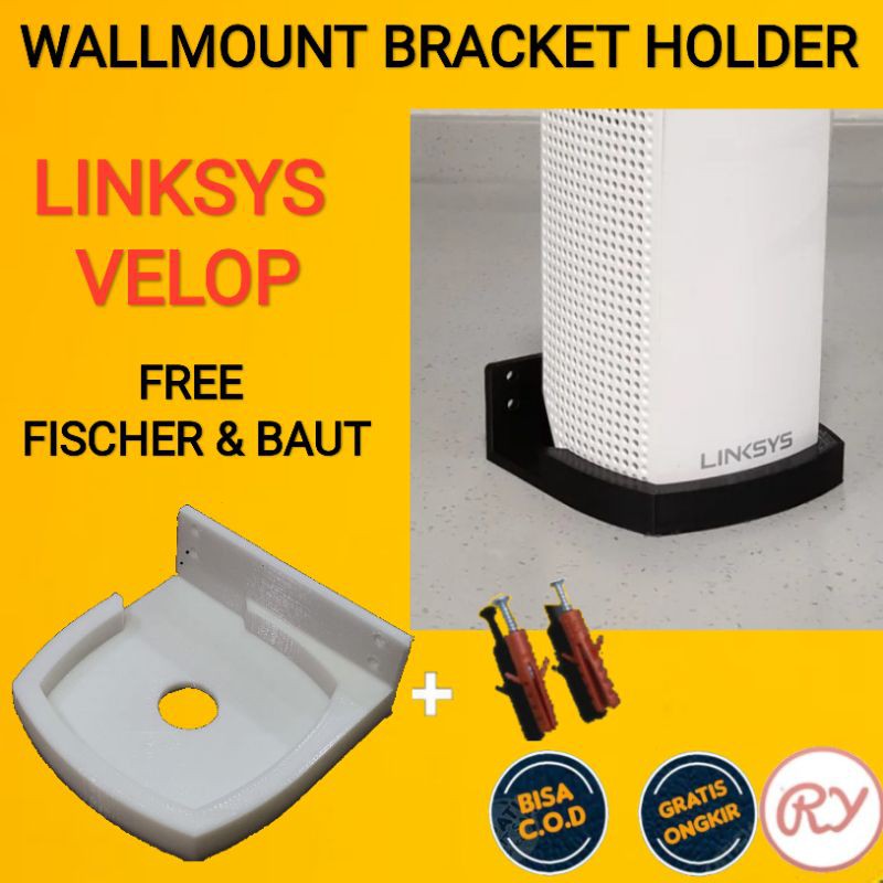 Linksys Velop Bracket Breket Walmount Holder