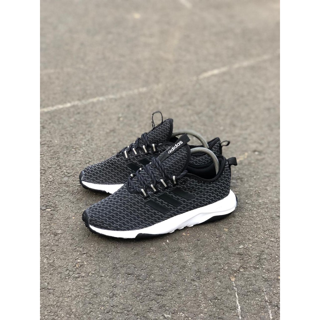 Sepatu Running Adidas Superflex Hitam Putih Original