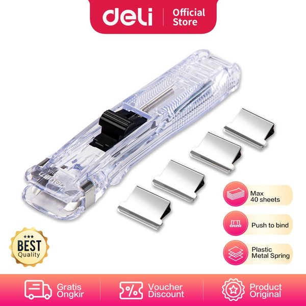

Clip Fastener White Deli - 8591A Otomatis