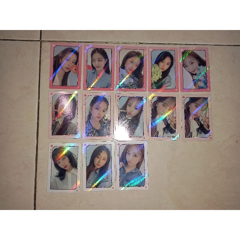 [ready stock] trading card special iz*one one the story