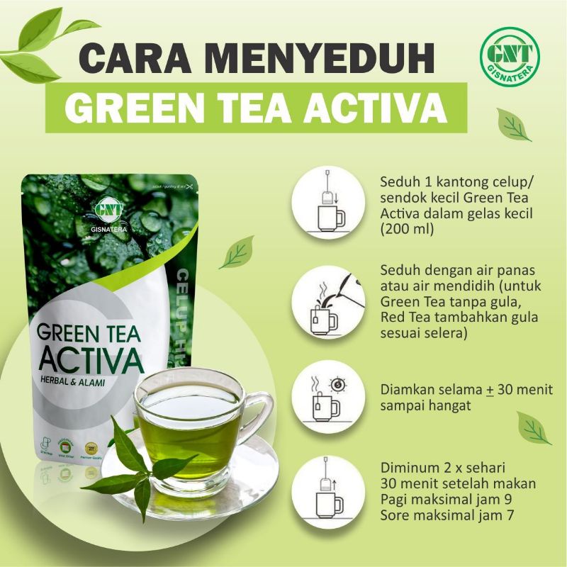 

PELANGSING BADAN HERBAL GREEN TEA ACTIVA