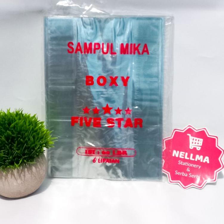 

(O5Y6) ★ Sampul Plastik Mika Ukuran BOXY ( isi 10 lembar ) Sampul buku BESAR //Promo@harian