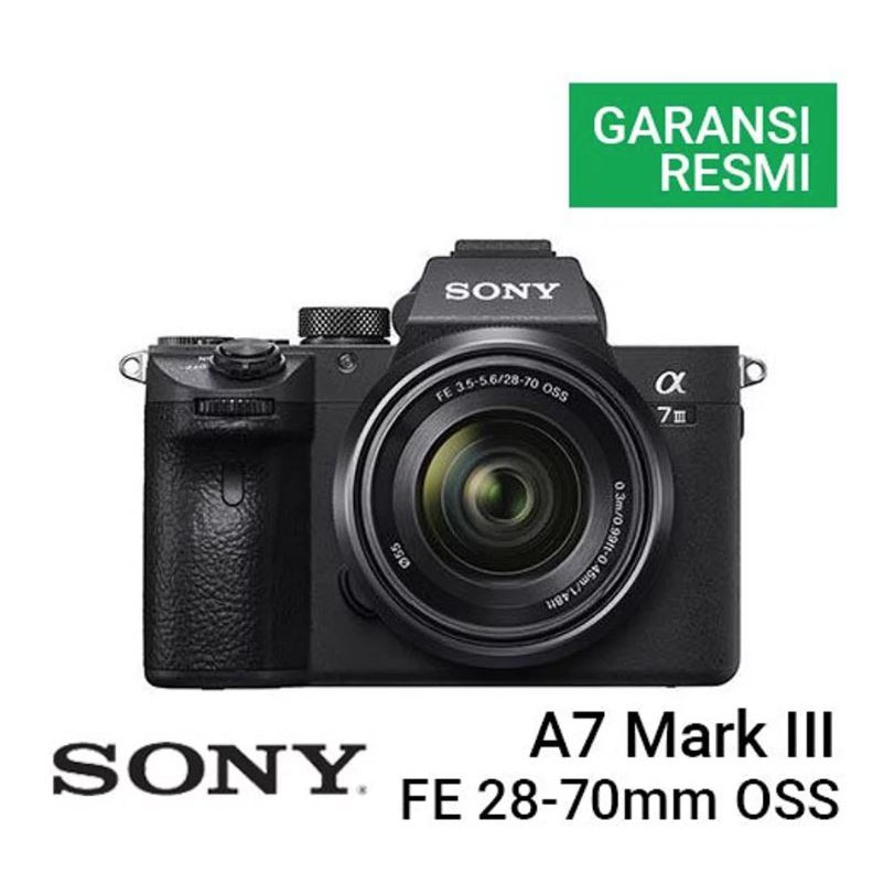 sony a7 mark iii dan lensa 28-70mm new sony indonesia