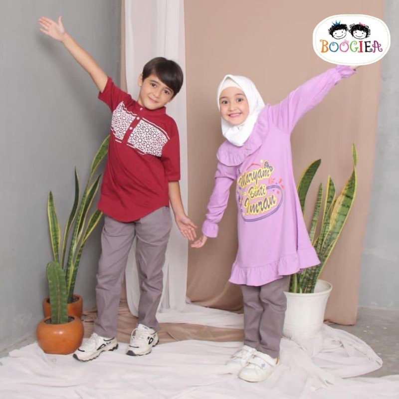 Setelan Anak Set Dress Set Koko Ramadhan Boogiea