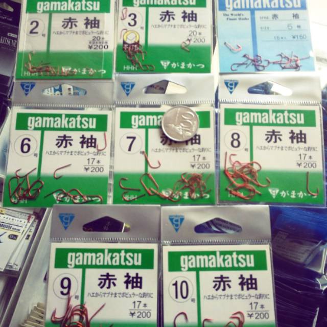 Kail Pancing Gamakatsu red sode