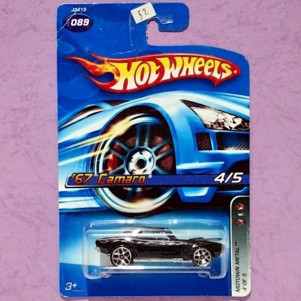 Hot Wheels 67 Camaro (open cap)