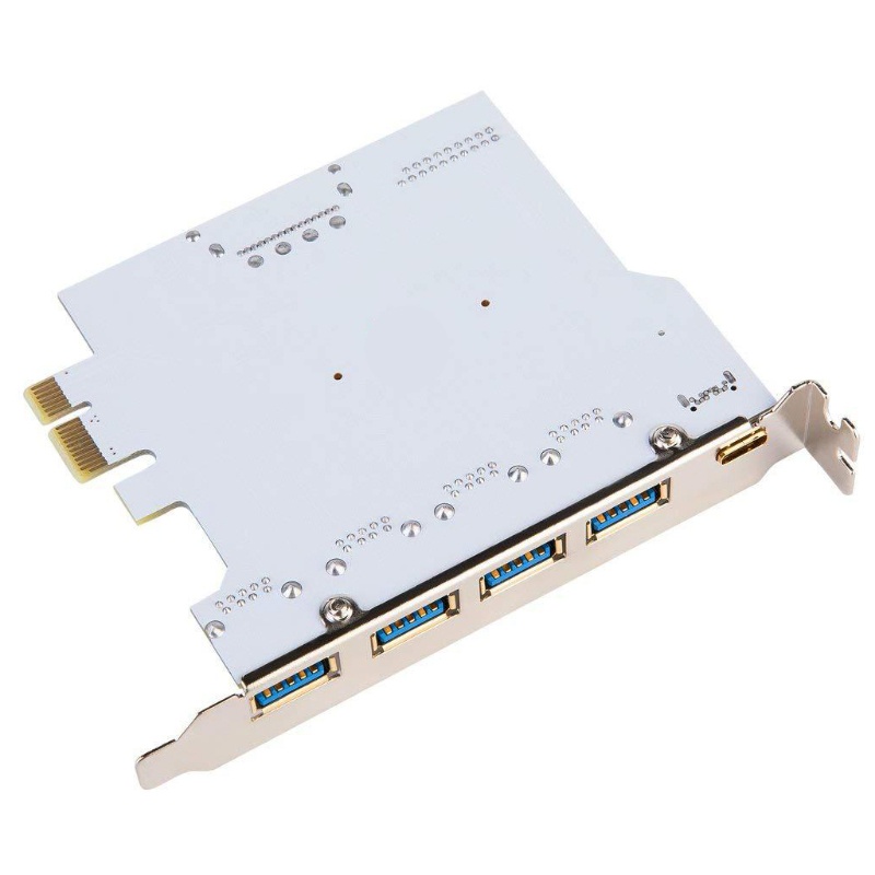 Btsg USB 3.0 PCI Kartu Ekspanding Untuk Sistem Windows Add On Card PCI-E Card Adapter