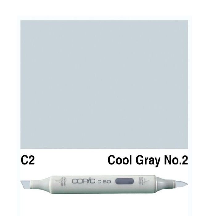 

COPIC CIAO MARKER COOL GRAY NO 2