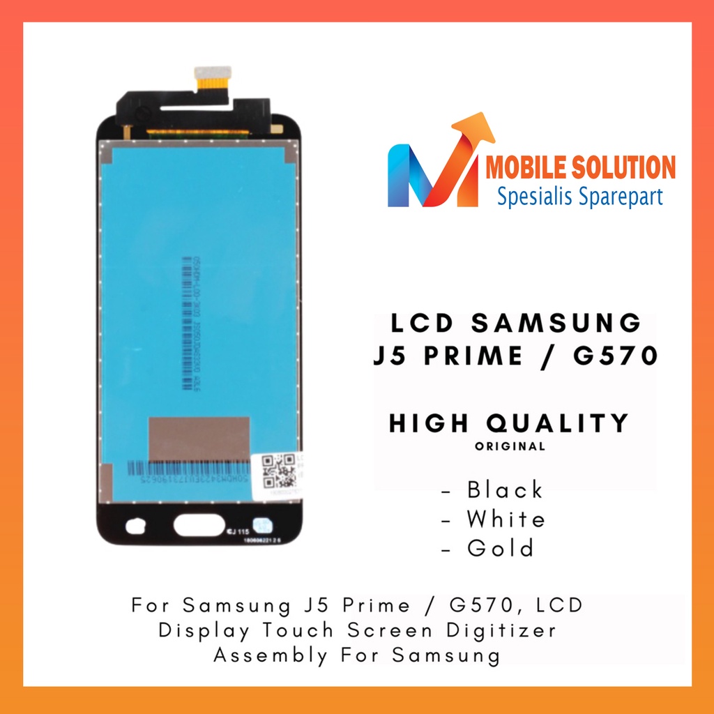 Grosir LCD Samsung J5 Prime G570 100% Fullset Touchscreen Garansi 1 Bulan + Packing / Bubble