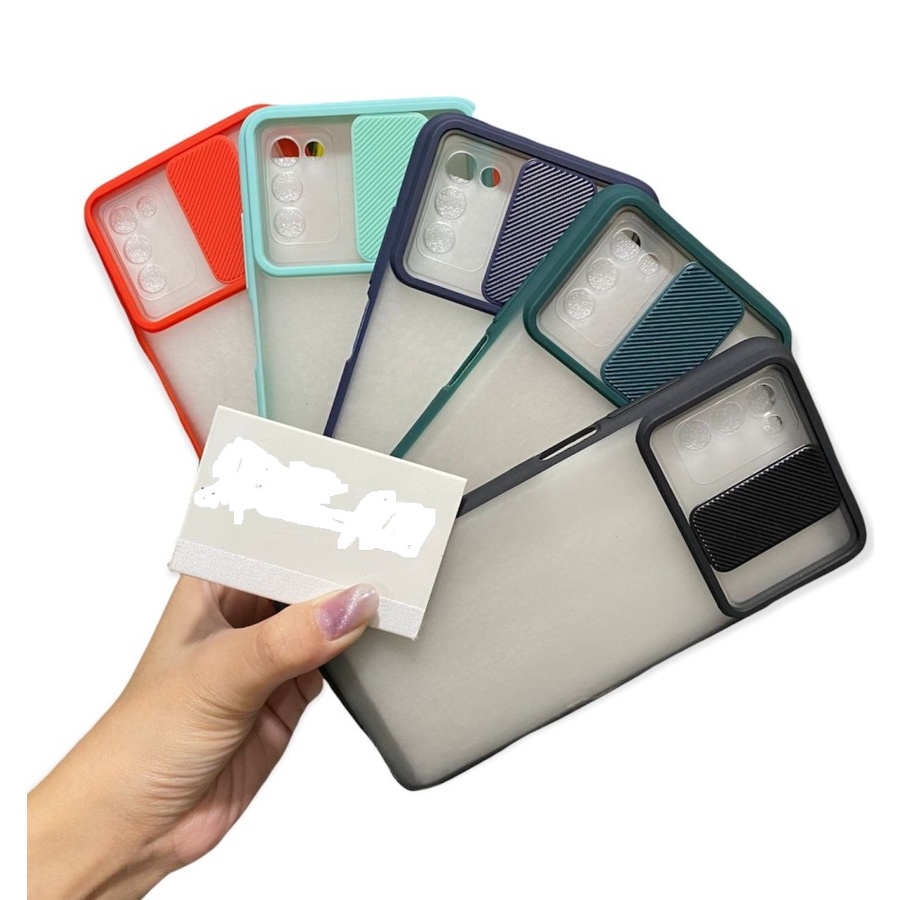 Samsung A03S SLIDE CASE Protection Camera Matte Candy SS