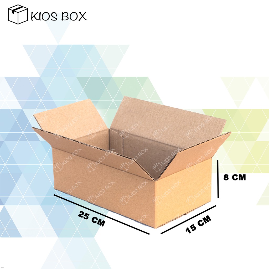 

Kardus Polos Karton Box 25x15x8