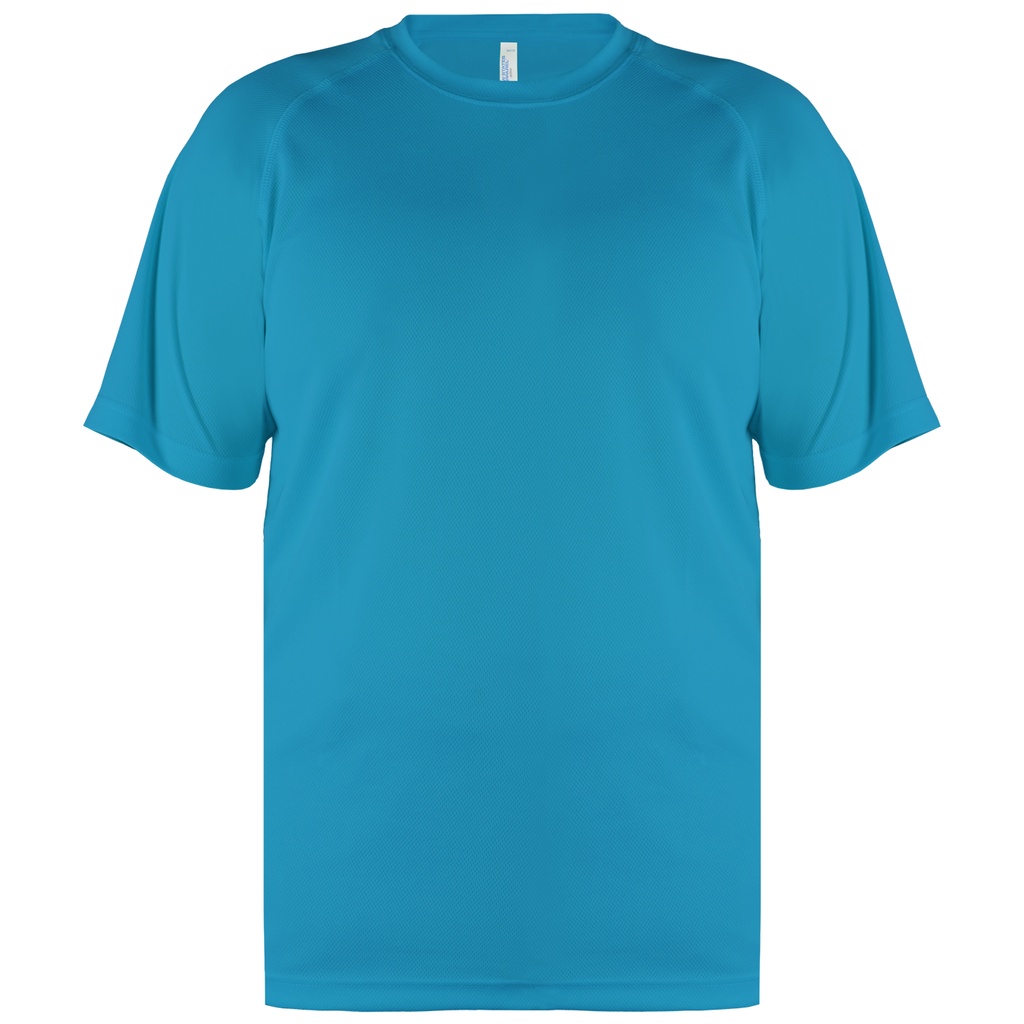 NEW STATES APPAREL Kaos Polos Olahraga Pria dan Wanita Lengan Pendek Dri Fit Satu Warna S-2XL -2700-ROYAL BLUE