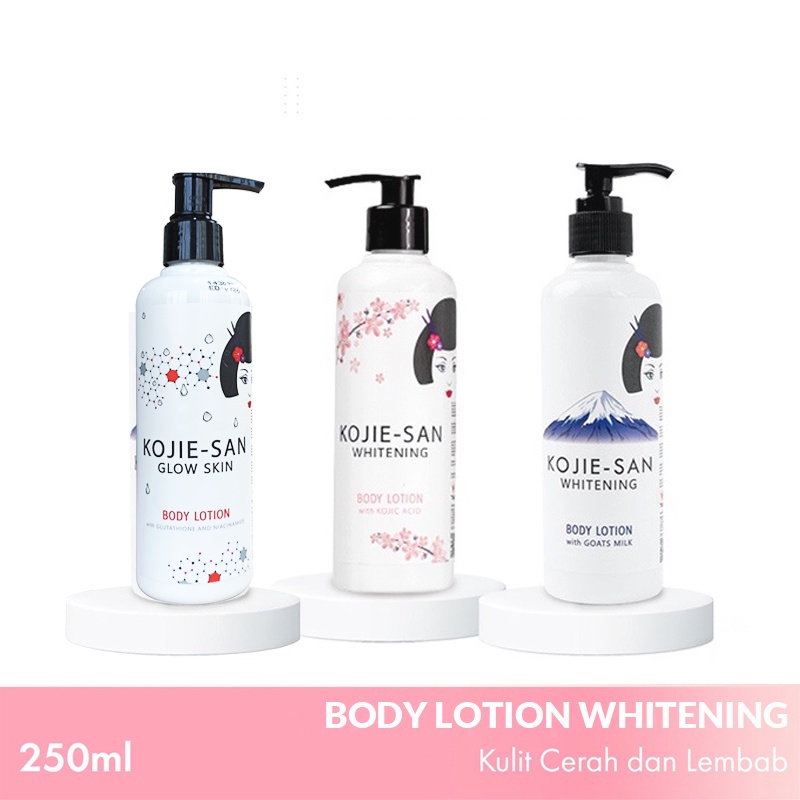 KOJIE SAN BODY LOTION 250ML || BRIGHTENING HAND BODY UV PROTECTION BPOM