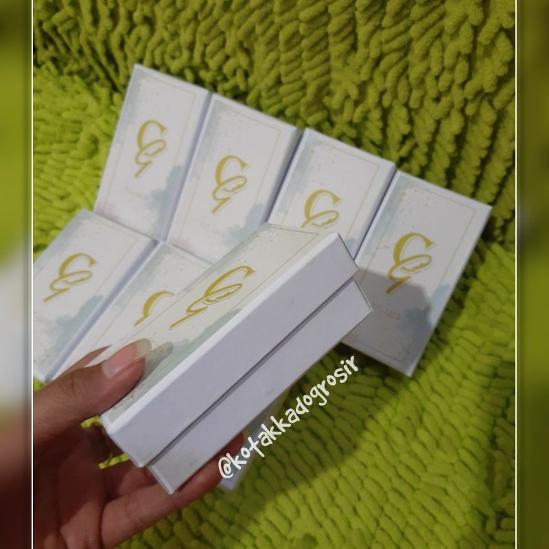 

Box Parfume size 10x5x3 FREE CETAK LOGO min order 12pcs