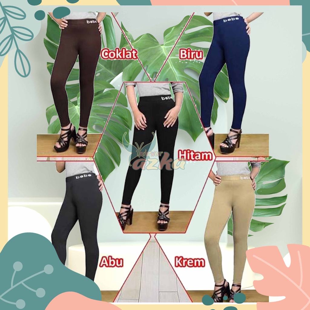 Legging Merek Bebe|Legging Panjang|Pakaian Dalam Wanita Dewasa