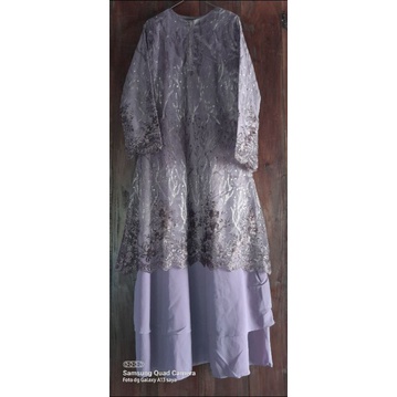 gamis brokat tile