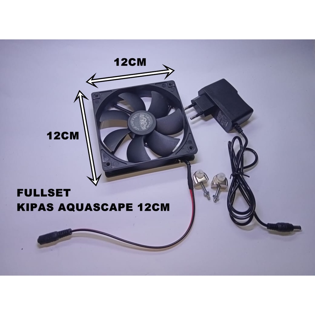 Kipas Aquascape Jumbo 12cm / Fan Aquascape Besar 12cmx12cm