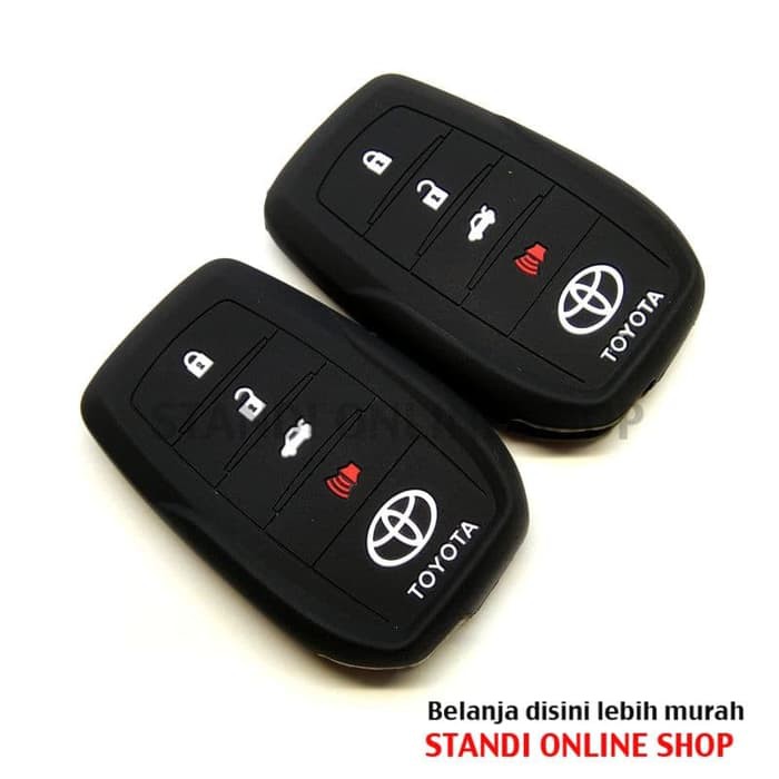 Kondom Kunci Remote Silikon Cover Smart key Toyota New Camry