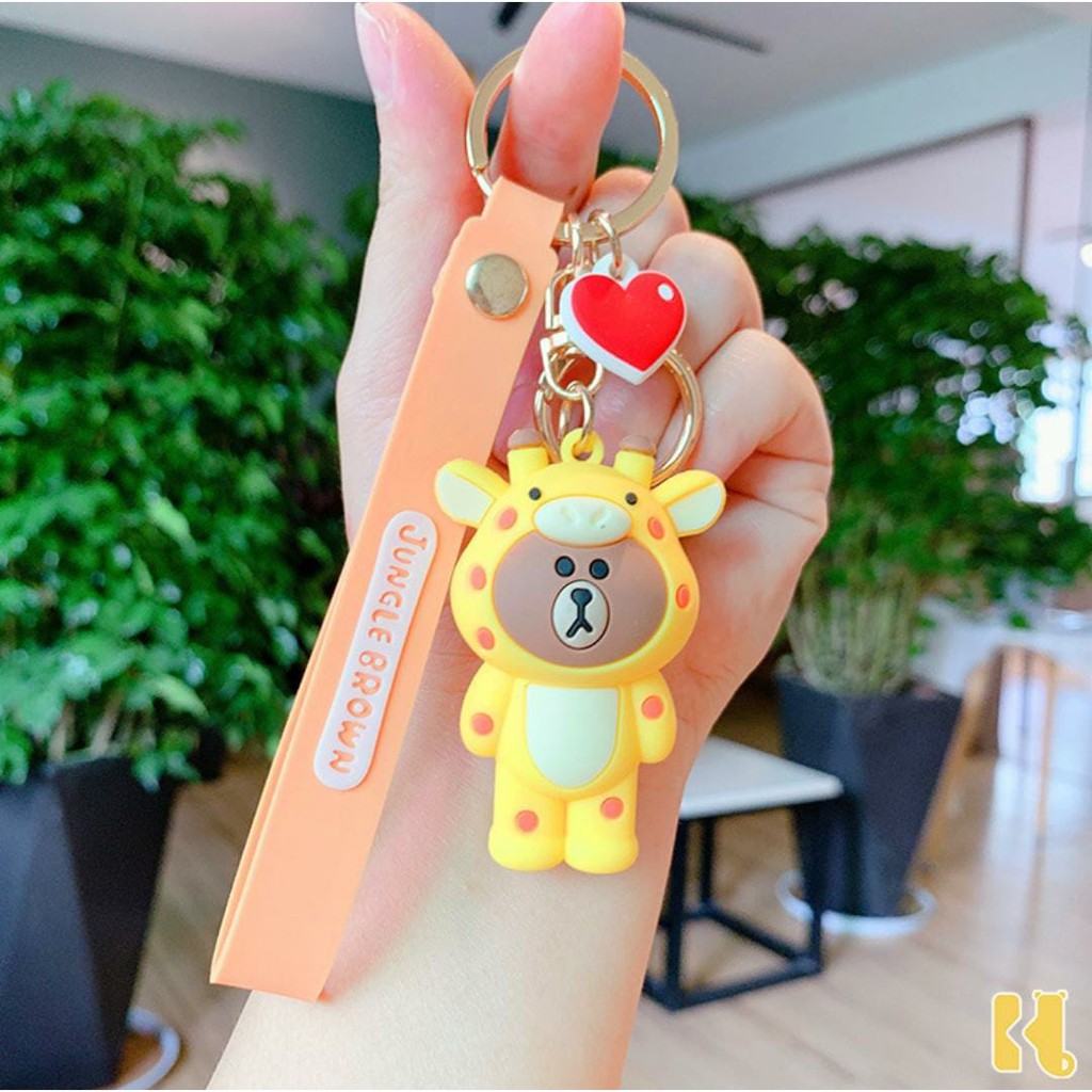 Gantungan kunci Karakter lucu Premium / Keychain karakter Karikatur Lucu