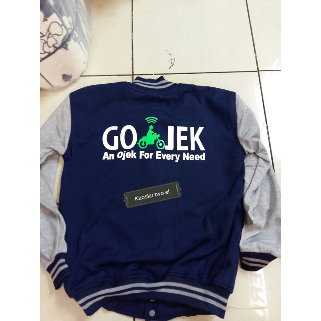 jaket baseball gojek Murah