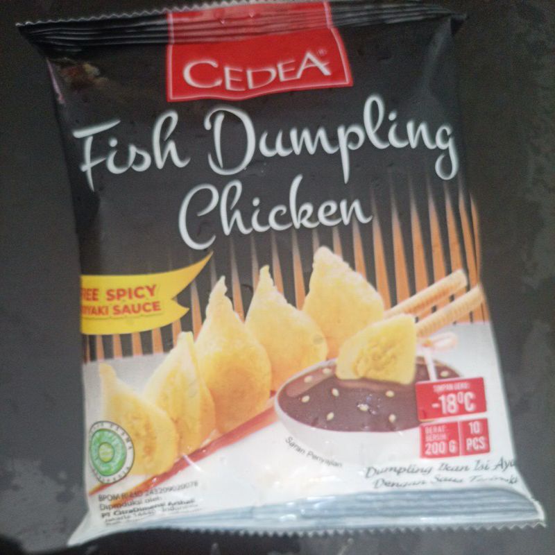 

Cedea Fish Dumpling Chicken 200gr
