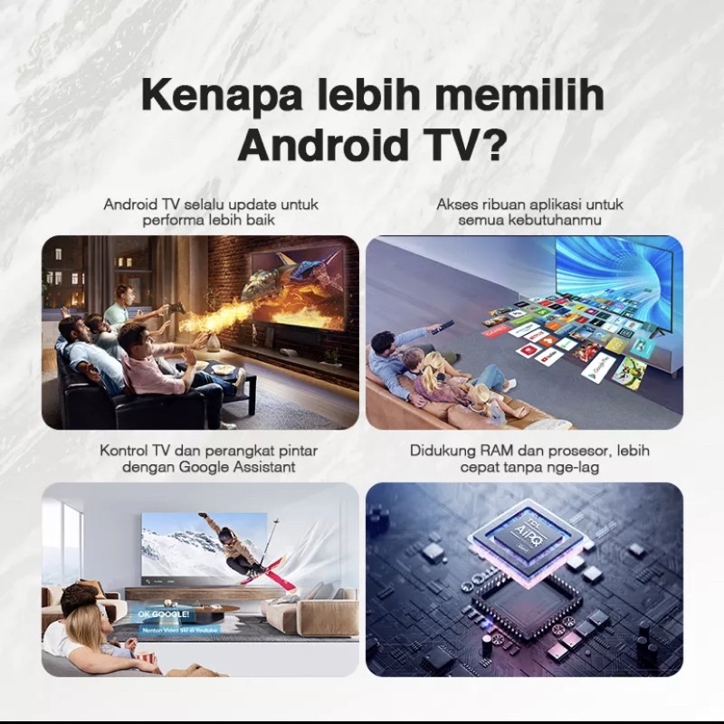 TCL LED 40 inch 40A5+ SMART ANDROID 11 YOUTUBE - NEW!! Garansi Resmi