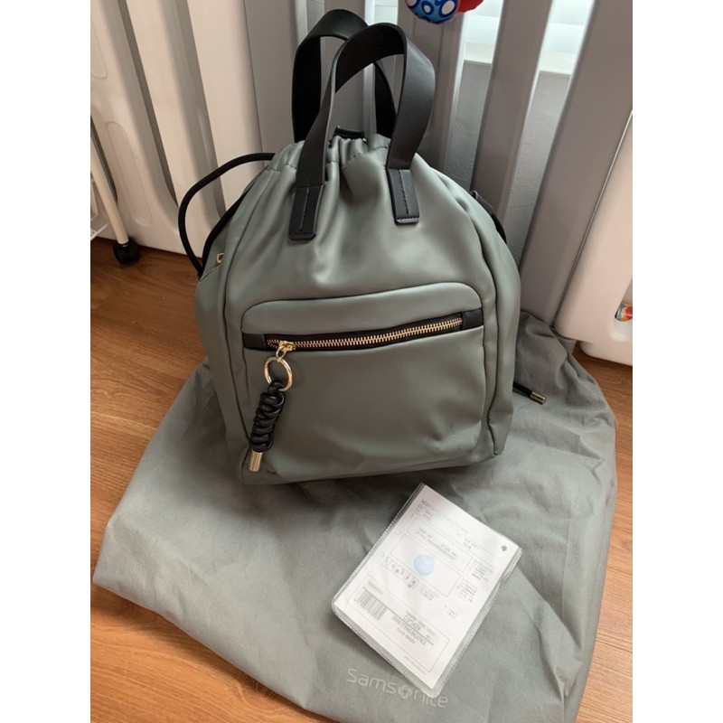 PRELOVED Samsonite Draw String Backpack | Preloved Tas Ransel Samsonite