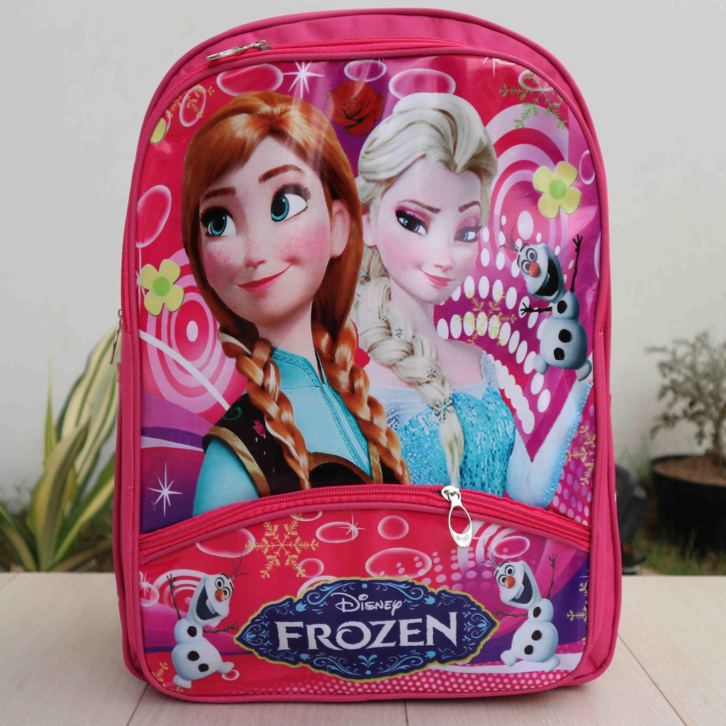 Tas Ransel Backpack Sekolah Anak Kecil Lucu Banget Gambar Frozen Manis