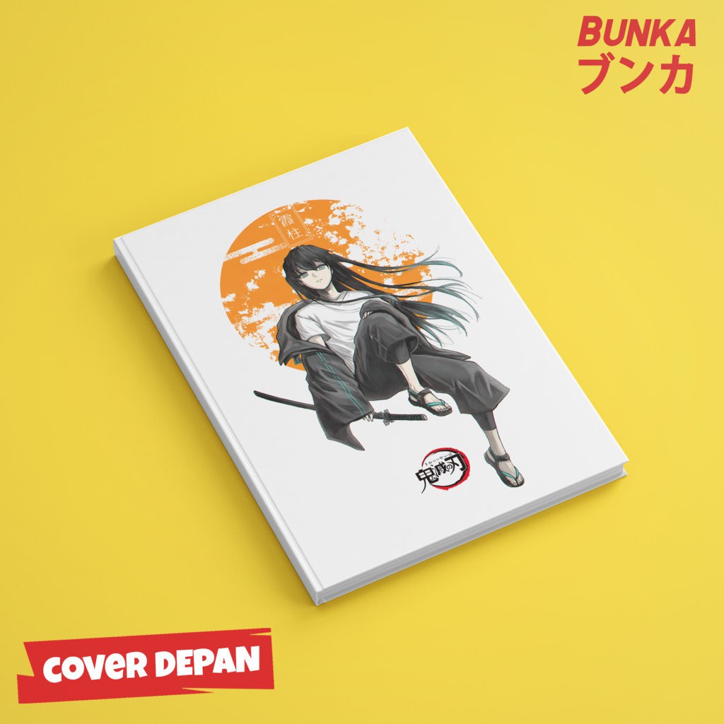 

Notebook Anime Kimetsu no Yaiba Tokito Muichiro Hardcover A5 Buku Tulis Catatan Note Agenda Planner