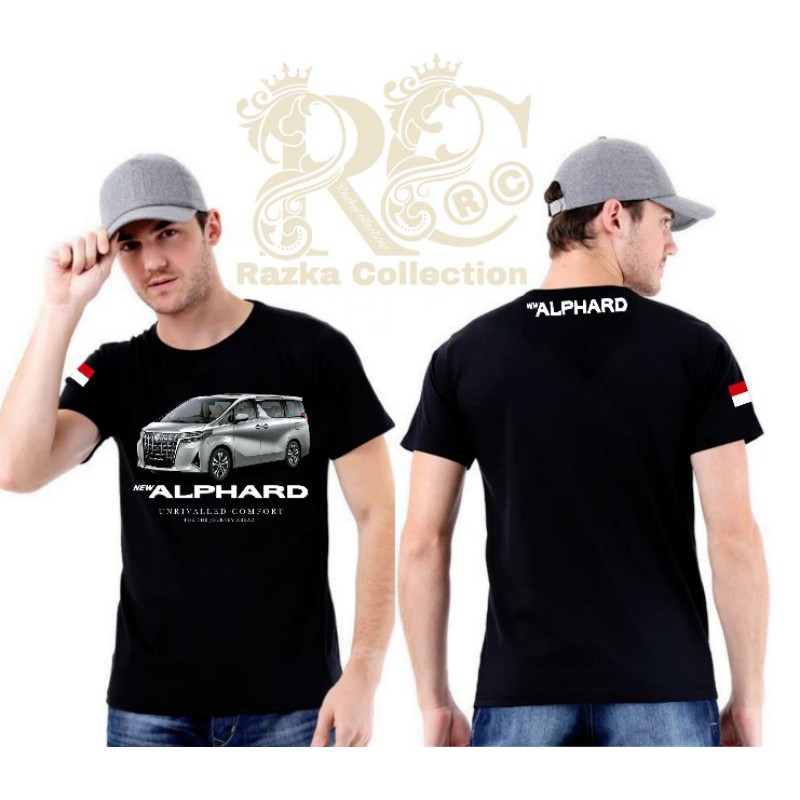 Baju Kaos Alphard / T-shirt Mobil Toyota Alphard - Razkacollection1