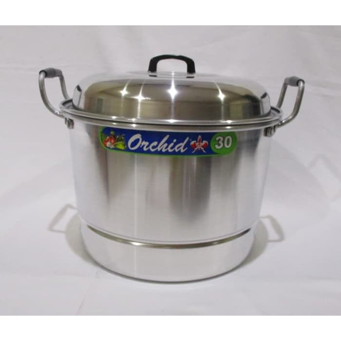 Panci Sarang 30 cm Serbaguna Orchid - Panci Langseng Aluminium 30