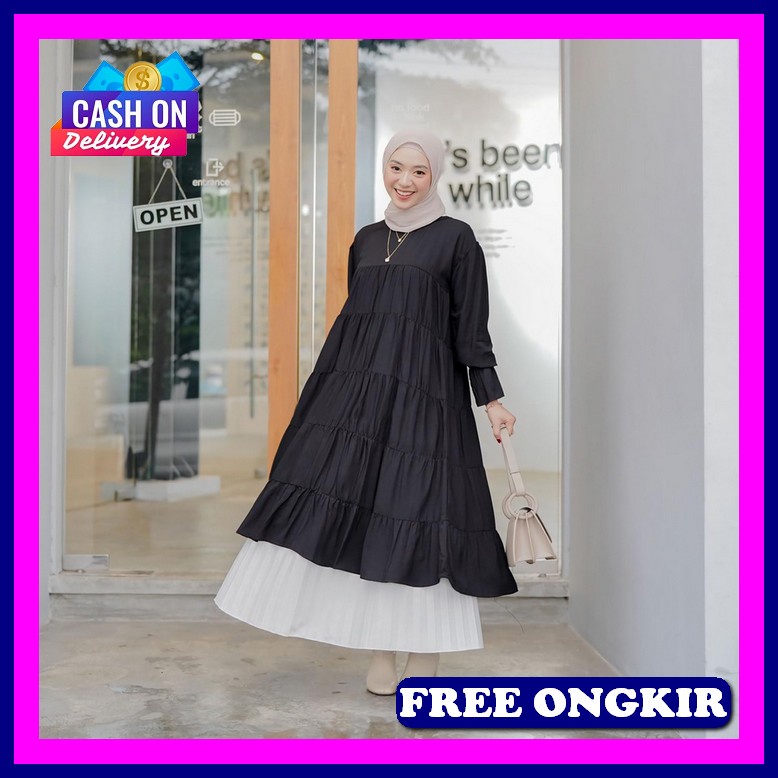 Bju Lebaran Wanita Murah  Baju Lebaran 2023 Terbaru Buju Perempuan Muslim Baju Tunik Wanita Kekinian