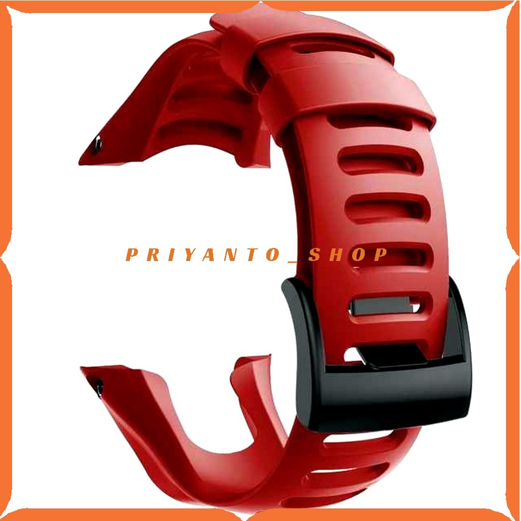 STRAP TALI JAM TANGAN SUUNTO AMBIT 1 2 3 SUNREST OUTDOR ORIGINAL RED