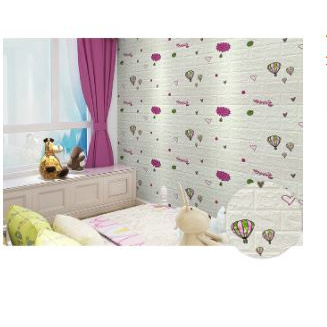 MoonLand  headboard stiker Wallpaper dinding Foam 3D /Sticker Dinding Motif Headboard 514