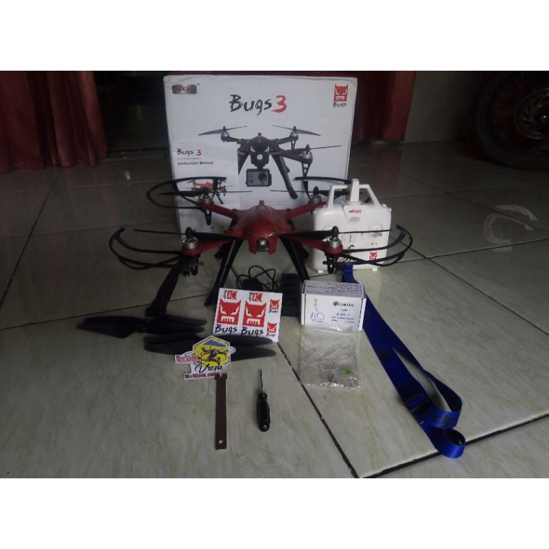 mjx bugs 3 old + kamera fpv tx 06