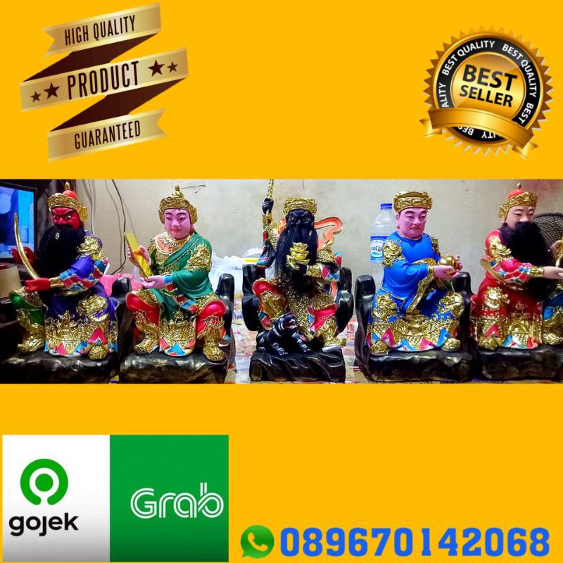 patung rupang lima dewa rejeki wulucaisen go cai sin