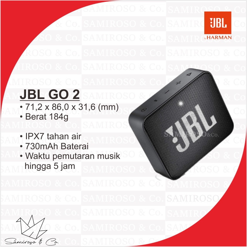 JBL Go 2 Garansi resmi IMS