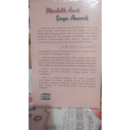 Mendidik Anak Tanpa Amarah | Pustaka Al Khoir