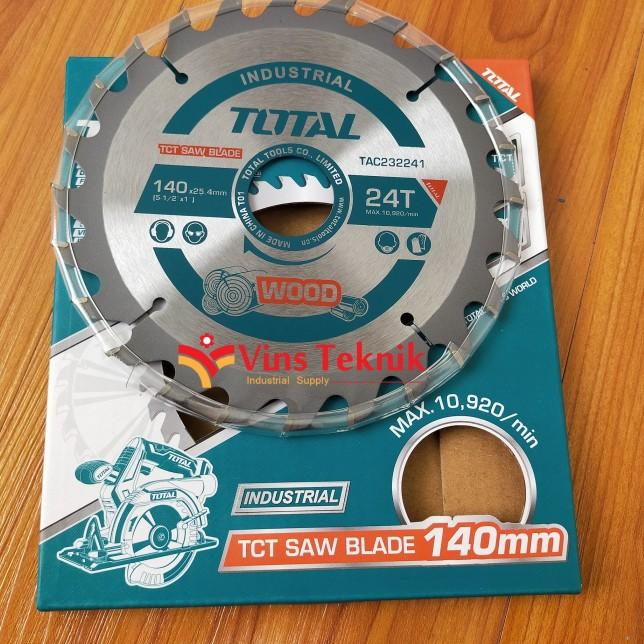 ► mata gergaji circular saw 5 inch 140mm TCT saw blade 24T TOTAL TAC2322 ♞