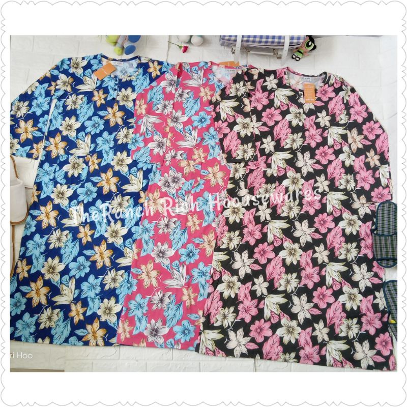 Daster Gamis Dress Lily White Lengan Panjang