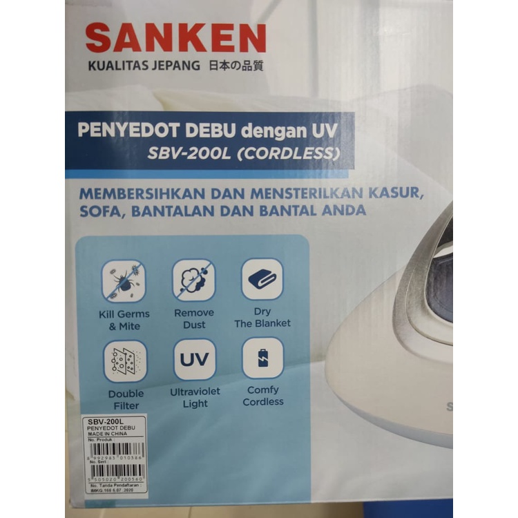 PENYEDOT DEBU EZ CLEAN SANKEN SBV 200 L SBV200L